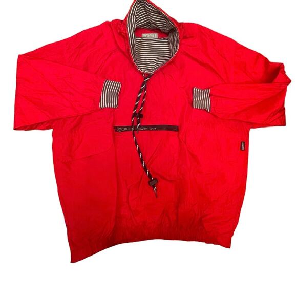 Vintage 90s Esprit red pullover nylon windbreaker size medium - Picture 1 of 16